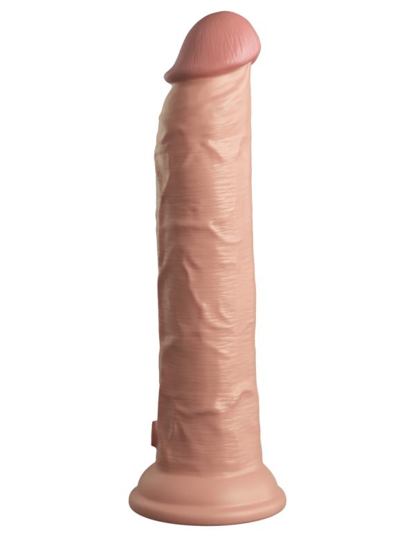 Nine Inch - Vibrating + Dual Density Silicone Cock with Remote - Vibrateur Réaliste -King Cock Elite – Image 5