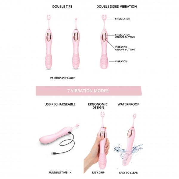 Ô Mega - Masseur 2en1 - Clitoridien et Point G - LovetoLove – Image 6