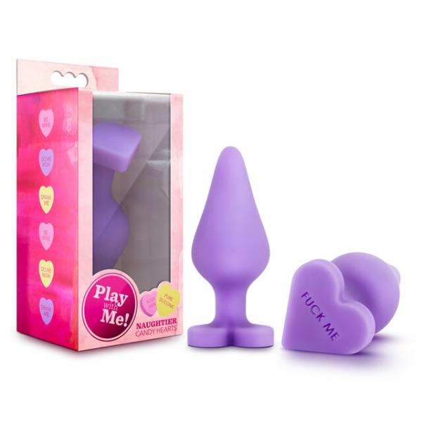 Play with Me - Naughtier Candy Heart - Plug Anale avec Coeur - Blush – Image 7