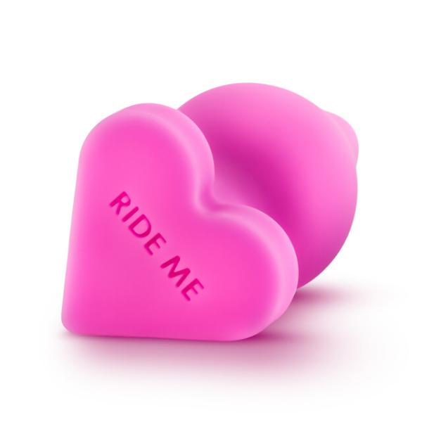 Play with Me - Naughtier Candy Heart - Plug Anale avec Coeur - Blush – Image 5