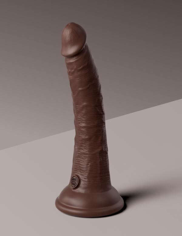 Seven Inch - Dual Density Silicone Cock - Gode Réaliste - King Cock Elite – Image 4