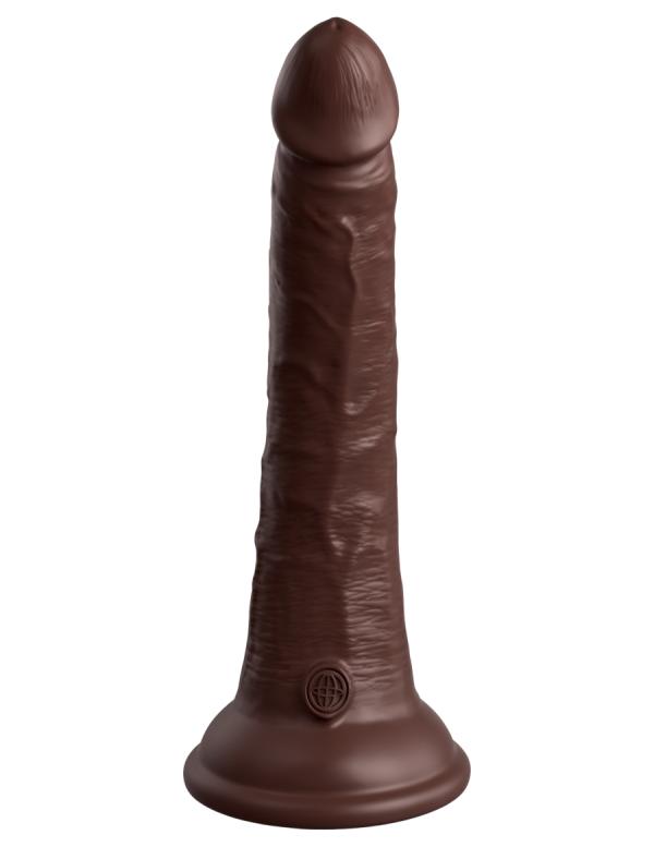 Seven Inch - Dual Density Silicone Cock - Gode Réaliste - King Cock Elite – Image 3