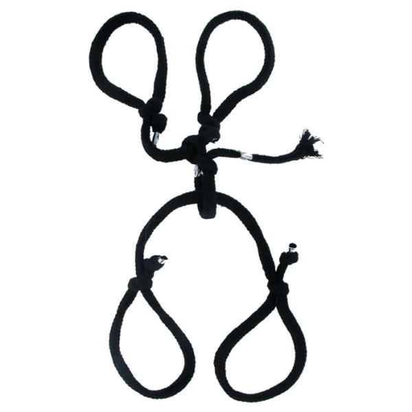 Silk Rope Hog Tie - Corde de Soie - Attaches - Fetish Fantasy Series – Image 3