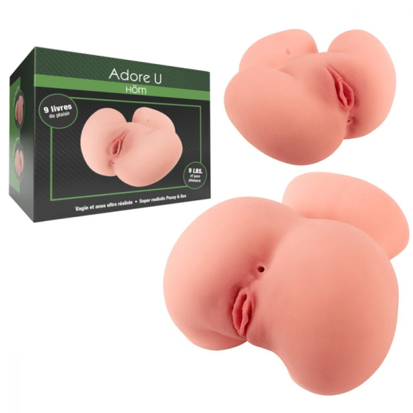 Super Realistic Pussy & Ass - Masturbateur Taille Réel - Adore U Höm