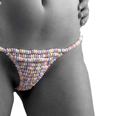 G-string sexy en bonbon pour des moments gourmands.