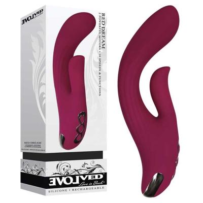 Red Dream - Vibrateur Double Stimulation Rechargeable - Evolved