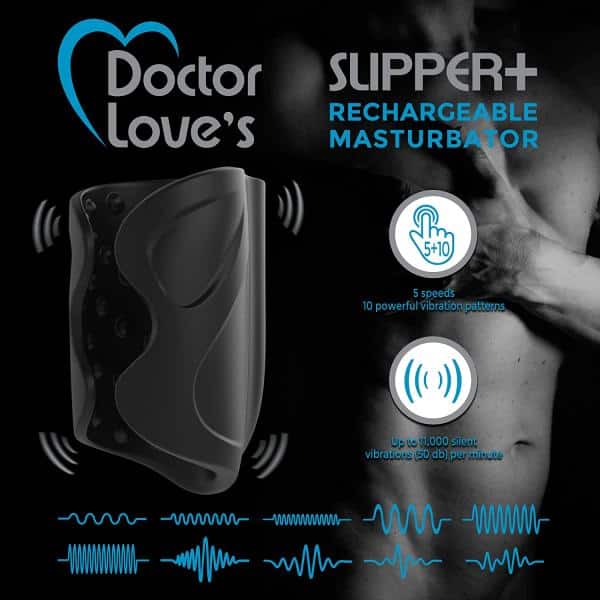Slipper+ Rechargeable Vibrator - Mastubateur Vibrant Rechargeable - Doctor Love's – Image 5