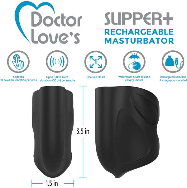 Slipper+ Rechargeable Vibrator - Mastubateur Vibrant Rechargeable - Doctor Love's – Image 2