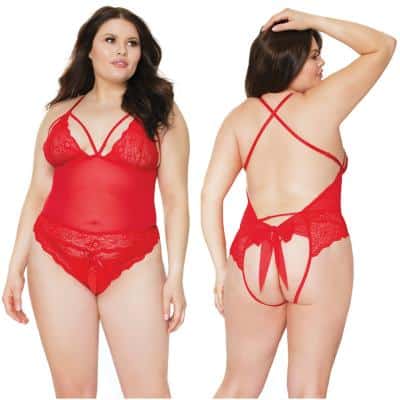 Teddy en Dentelle - 21306X - Grande Taille - Coquette