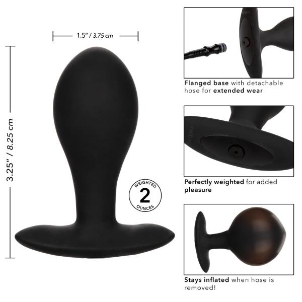 Weighted Silicone Inflatable Plug Large - Plug Anale Gonflable - California Exotics – Image 8