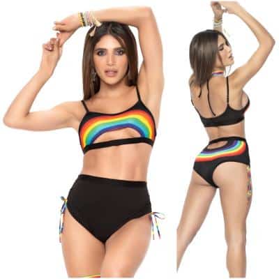 Ensemble 3pcs Arc-en-Ciel - 2689 - Mapalé