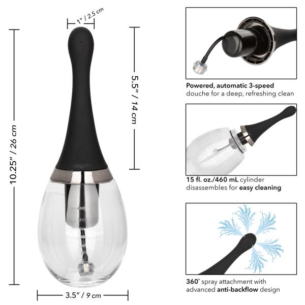 Executive Rechargeable Auto Douche - Poire de Lavement Automatique - California Exotics – Image 8