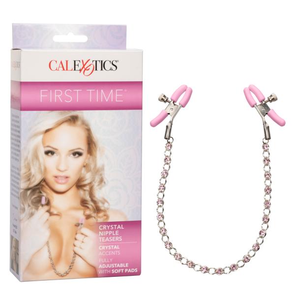 First Time Crystal Nipple Teasers – Pinces à Mamelons – California Exotics