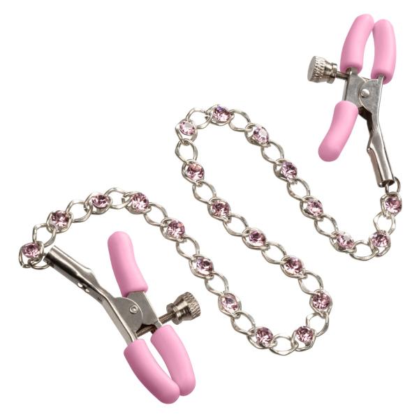 First Time Crystal Nipple Teasers – Pinces à Mamelons – California Exotics – Image 3