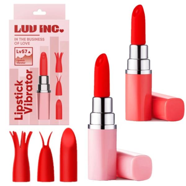 Lv57- Lipstick Vibrator - Rouge à Lèvre Vibrant - Luv Inc.