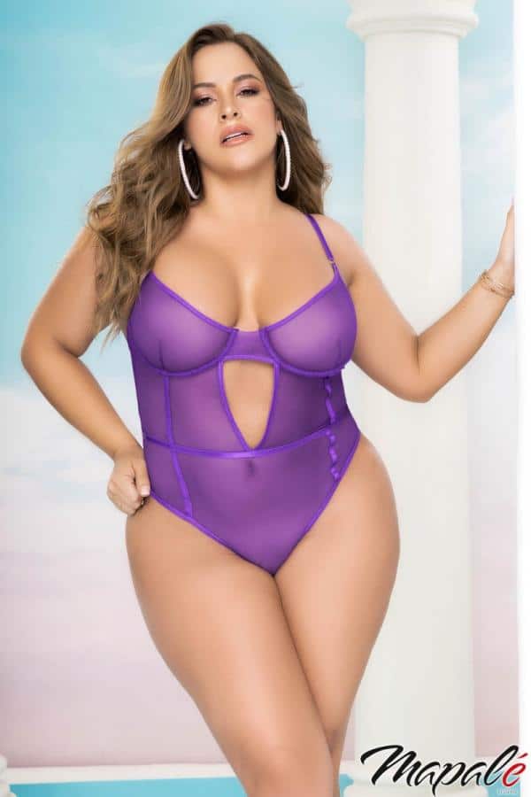 Teddy en Mesh - 8669X - Grande Taille - Mapalé – Image 4