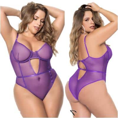 Teddy en Mesh - 8669X - Grande Taille - Mapalé