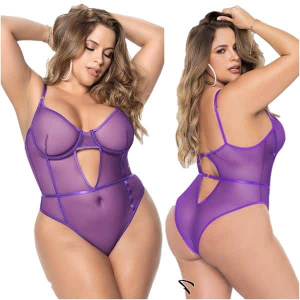 Teddy en Mesh - 8669X - Grande Taille - Mapalé