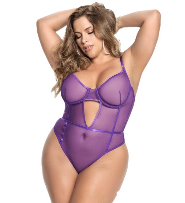 Teddy en Mesh - 8669X - Grande Taille - Mapalé – Image 2