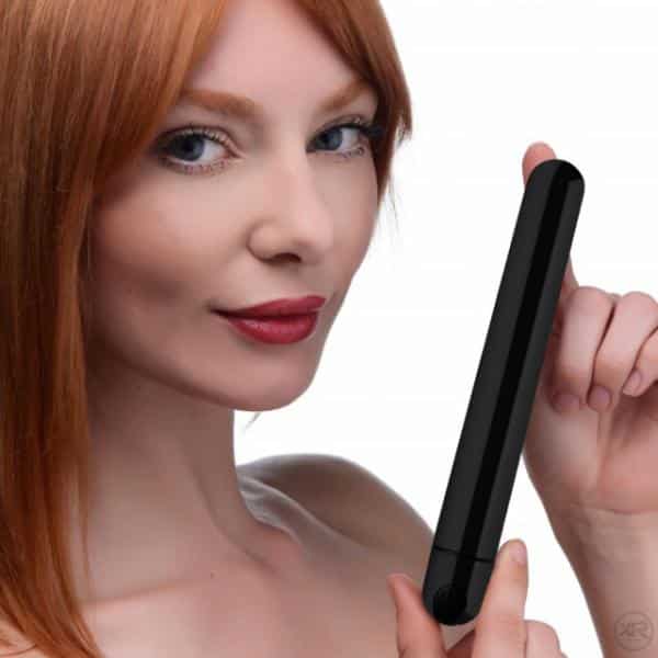 10X Slim Metallic Bullet - Vibrateur Classique Rechargeable - Bang! – Image 2