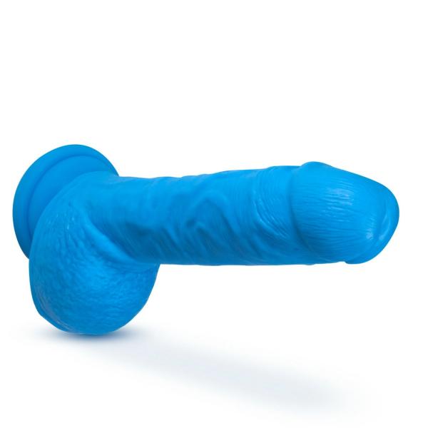 9 Silicone Dual Density Cock with Balls - Gode en Silicone Fluo - Blush – Image 4