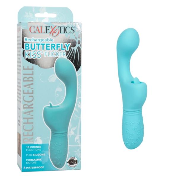 Butterfly Kiss Flicker - Vibrateur Double Stimulation - California Exotics – Image 8