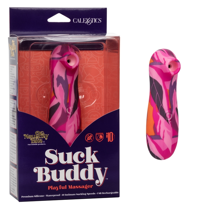 Suck Buddy - Naughty Bits - Pompe Clitoridienne Vibrante Rechargeable - California Exotics