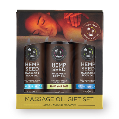 Summer Collection Massage Oil Gift Set – Ensemble Cadeau – Earthly Body