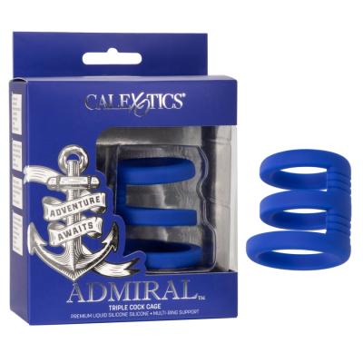 Triple Cock Cage – Admiral – Anneau Triple – California Exotics