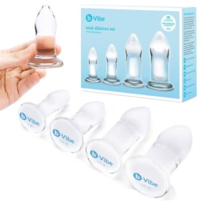 Anal Dilatators Set - Ensemble de Plugs Anales en Verre - B-Vibe