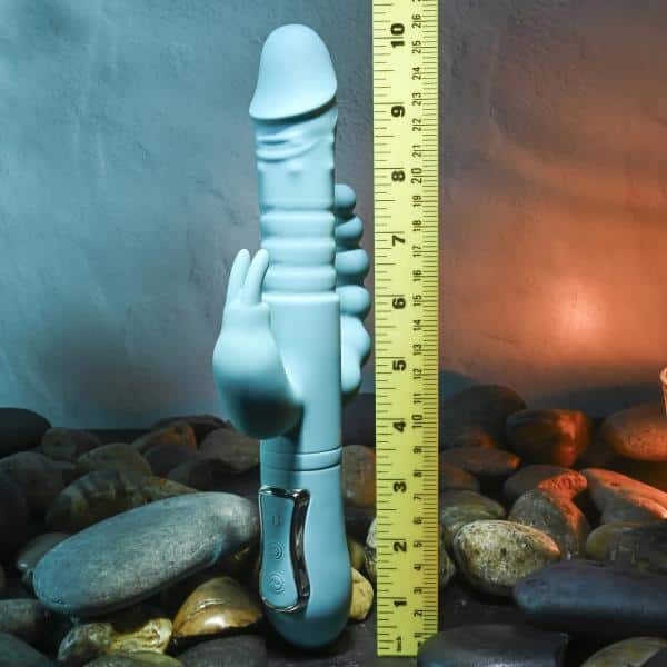 Eve's Thrusting Triple Joy Rabbit - Vibrateur Triple Stimulation - Adam & Eve – Image 9
