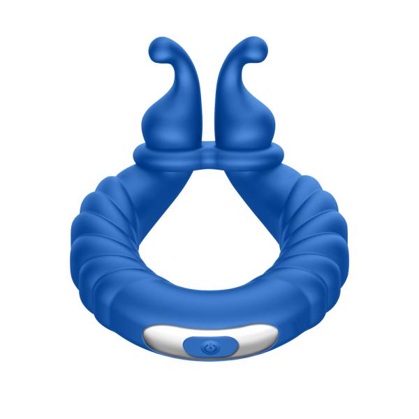 F-24 - Textured Vibrating Cock Ring – Anneau Vibrant Rechargeable – Forto – Image 2