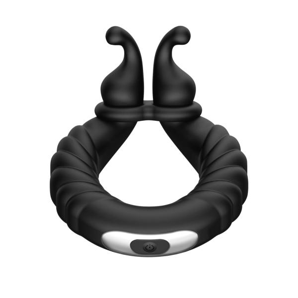 F-24 - Textured Vibrating Cock Ring – Anneau Vibrant Rechargeable – Forto – Image 4