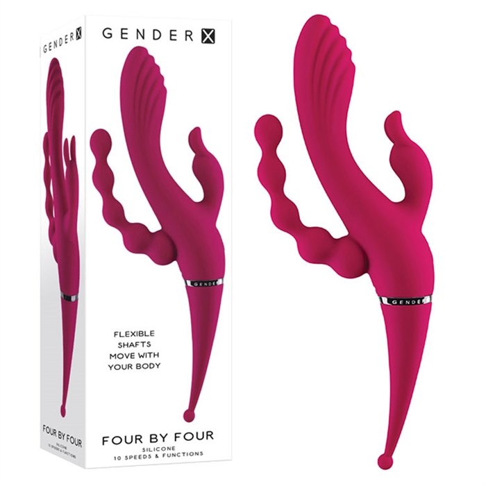 Four by Four - Vibrateur Triple Stimulation - Gender X