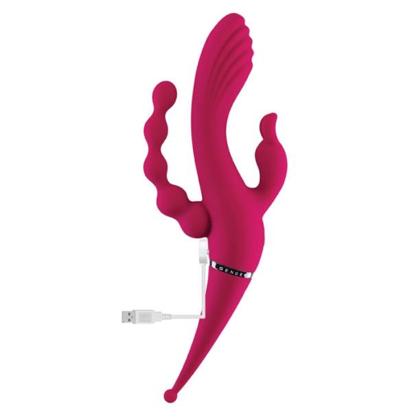 Four by Four - Vibrateur Triple Stimulation - Gender X – Image 6