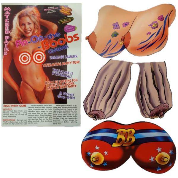 Pin On The Boobs - Jeu drôle pour Adulte