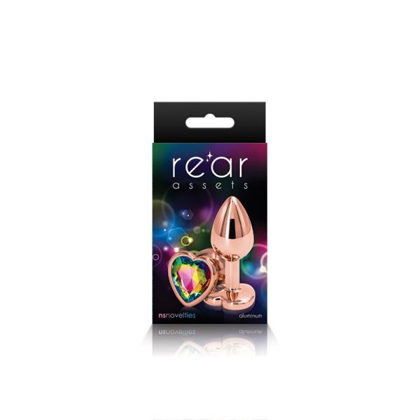 Rear Assets Heart Small Or Rose - Plug Anale avec Bijou - Ns Novelties – Image 5