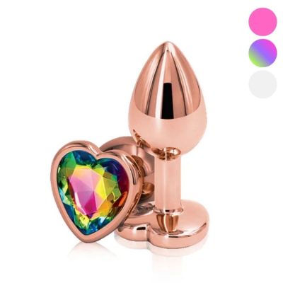 Small Rose Gold Heart - Rear Assets