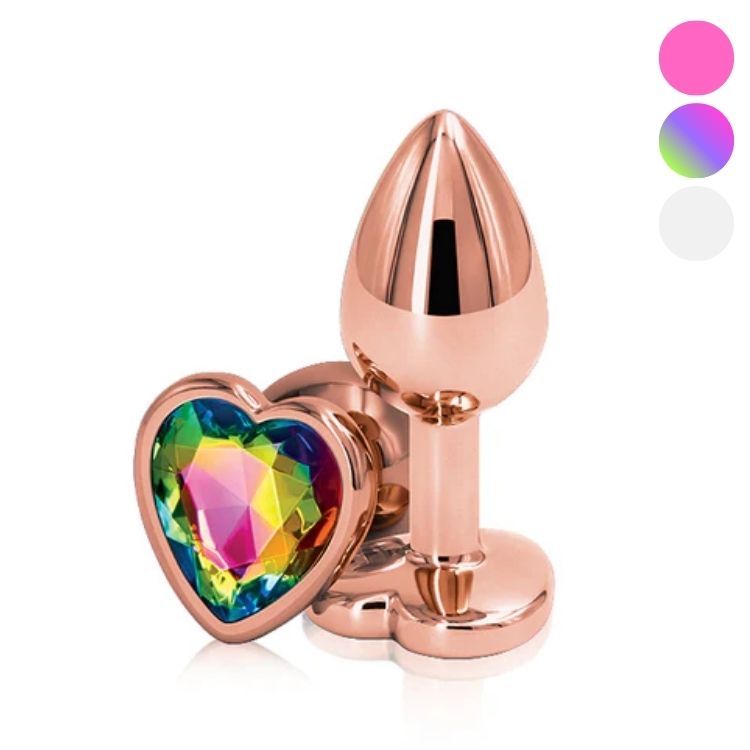 Small Rose Gold Heart - Rear Assets