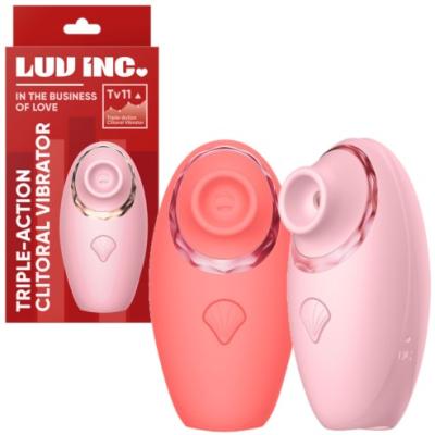 Tv11 - Triple-Action Clitoral Vibrator - Masseur Clitoridien - Luv Inc.