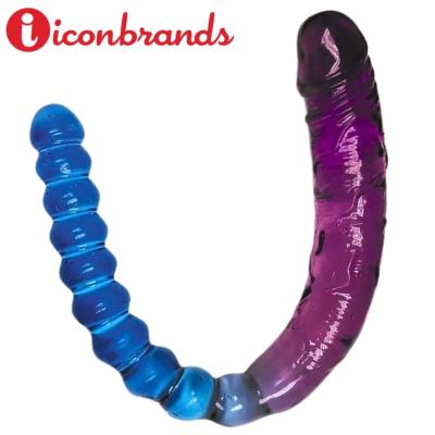 Gode double dégradé violet et bleu 18 po – Shades Icon Brands