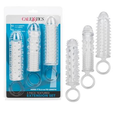 3 Piece Textured Extension Set - Ensemble d'Extension - Califonia Exotics