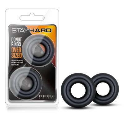 Donut Rings Over Sized - Stay Hard - Ensemble d'Anneau - Blush