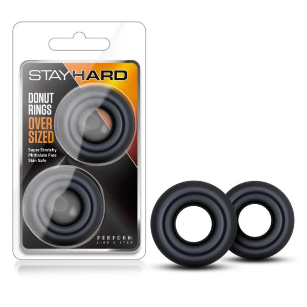Donut Rings Over Sized - Stay Hard - Ensemble d'Anneau - Blush