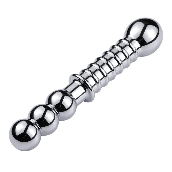 Double Rib - Gode en Métal - Butt Plug Metal