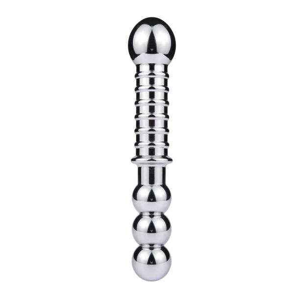 Triple and Rib - Gode en Métal - Butt Plug Metal – Image 4
