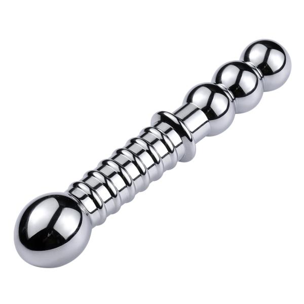Triple and Rib - Gode en Métal - Butt Plug Metal – Image 2
