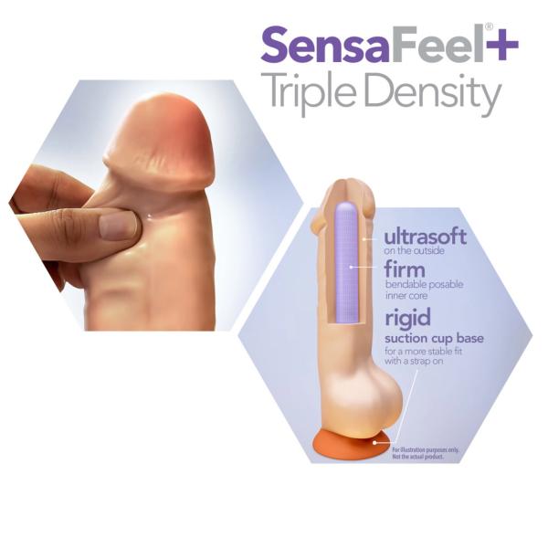 Dr. Skin+ 7 Inch Posable Dildo – Gode Réaliste Pliable – Blush – Image 7