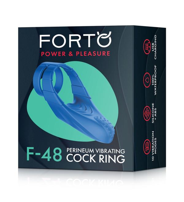 F-48 Perineum Vibrating Cock Ring - Anneau Vibrant Rechargeable - Forto – Image 5