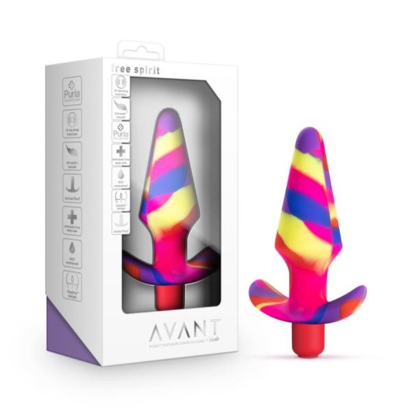 Free Spirit - Avant - Plug Anale Vibrante - Blush